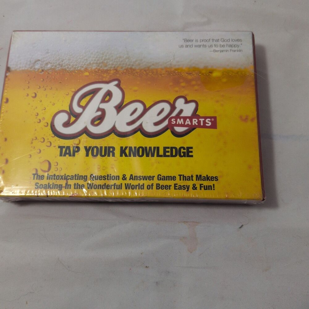 Beer Smarts GAME Trivia Question & Answer Card Game Friends Pour Fun Brand New